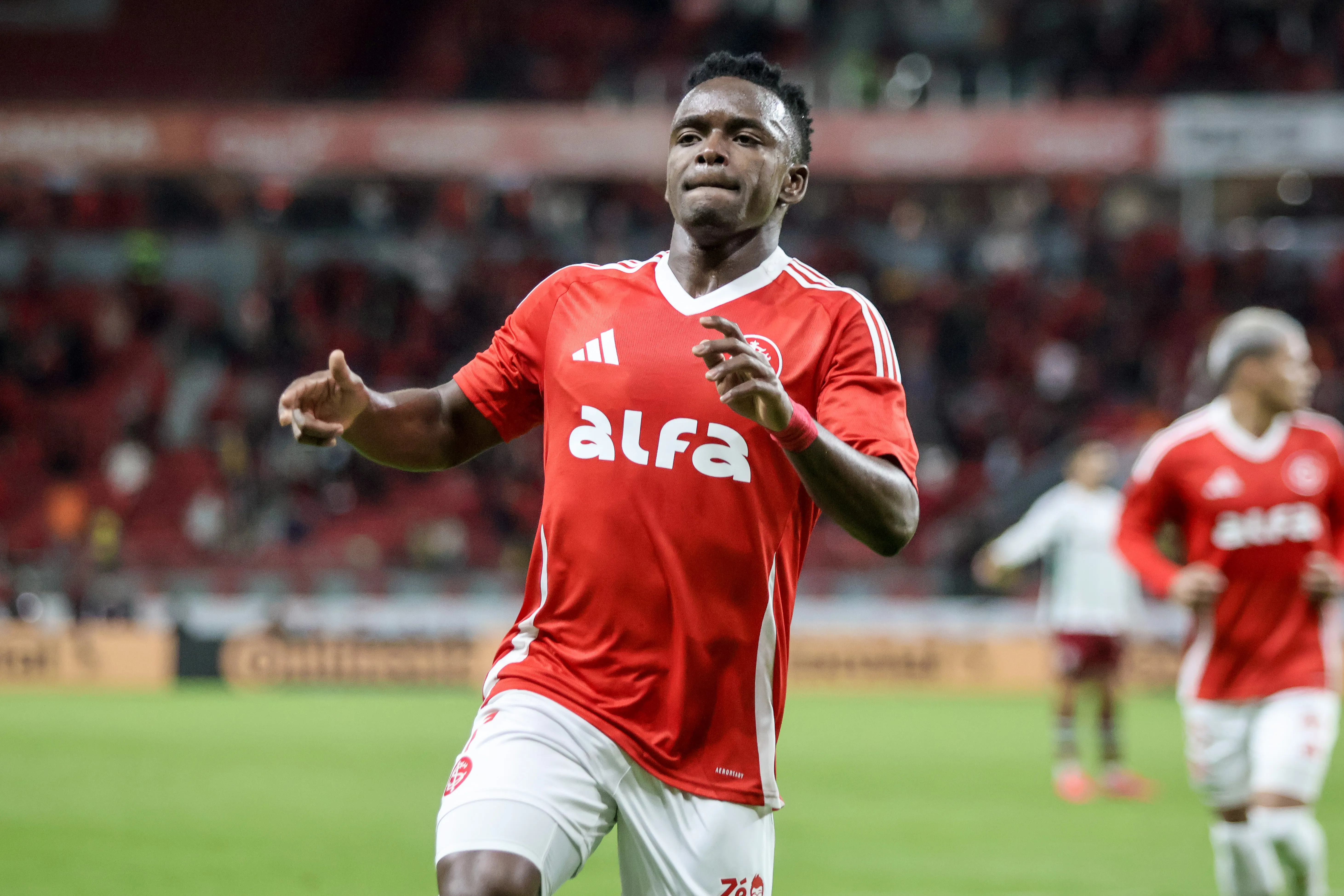 Johan Carbonero durante partida entre Internacional e Fluminense na Copa do Brasil de 2025. Foto: Lucas Gabriel Cardoso/AGIF