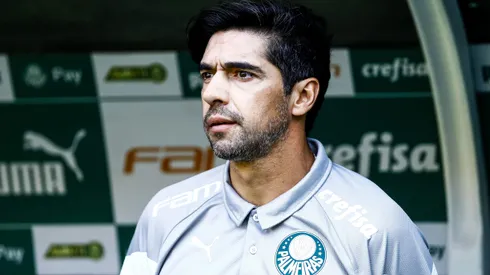Abel Ferreira tecnico do Palmeiras durante partida contra o Sao Paulo no estadio Arena Allianz Parque pelo campeonato Brasileiro A 2024.
