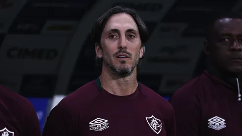 Luis Zubeldia tecnico do Fluminense durante partida contra o Palmeiras no estadio Arena Allianz Parque pelo campeonato Brasileiro A 2025. Foto: Ettore Chiereguini/AGIF