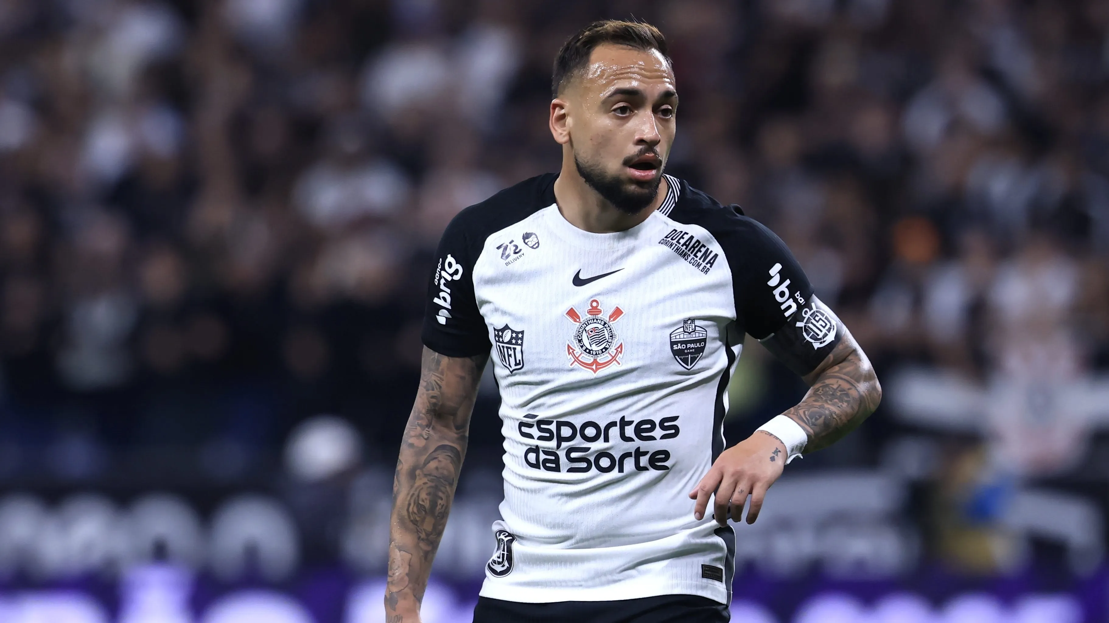 Maycon, volante do Corinthians. Foto: Marcello Zambrana/AGIF