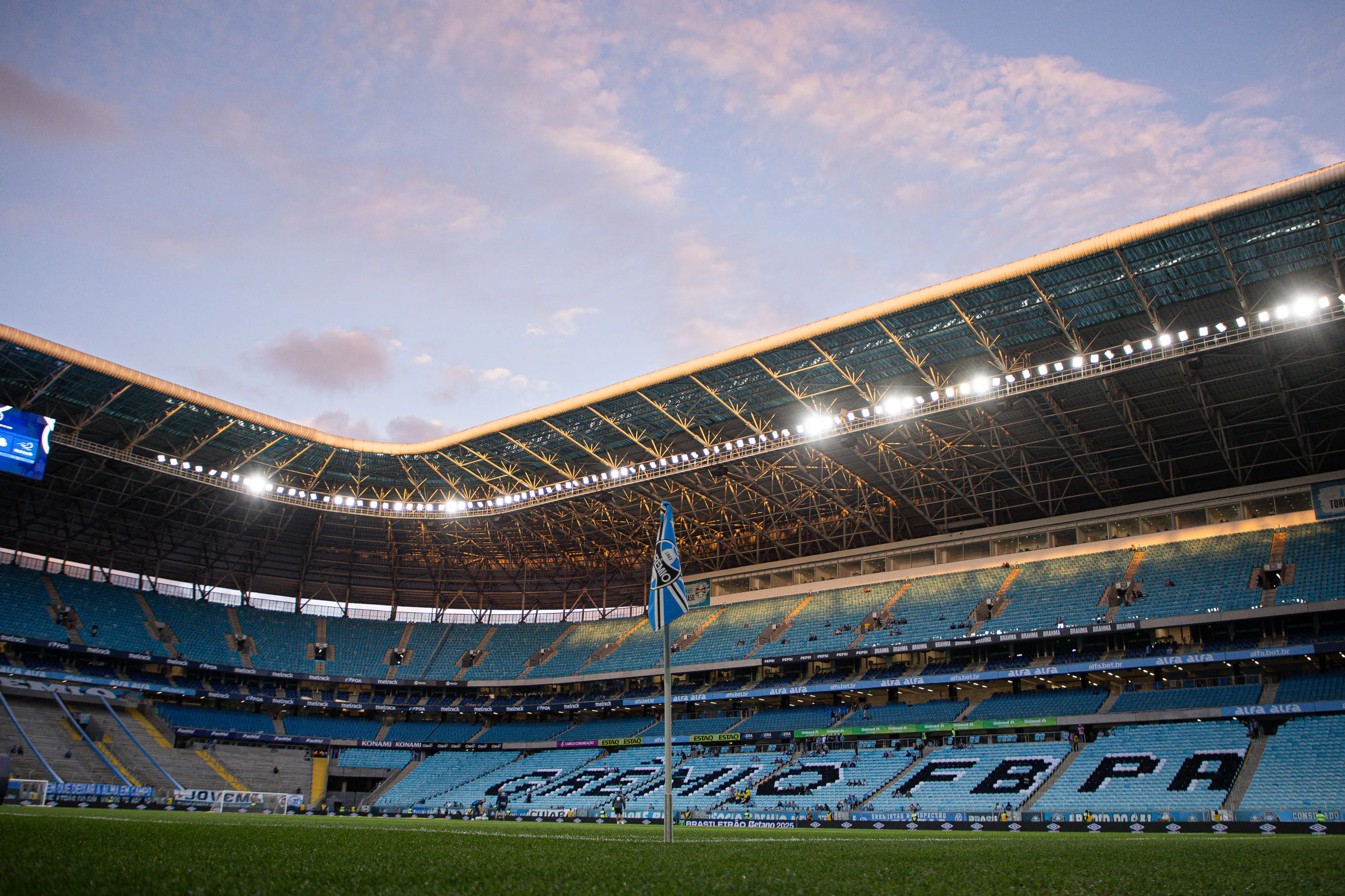 RS – PORTO ALEGRE – 05/11/2025 – BRASILEIRO A 2025, GREMIO X CRUZEIRO – Vista geral do estadio Arena do Gremio para partida entre Gremio e Cruzeiro pelo campeonato Brasileiro A 2025. Foto: Maxi Franzoi/AGIF
