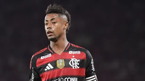 Bruno Henrique em campo pelo Flamengo. Foto: Thiago Ribeiro/AGIF