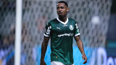 Allan jogador do Palmeiras durante partida contra o Universitario no estadio Arena Allianz Parque pelo campeonato Copa Libertadores 2025.