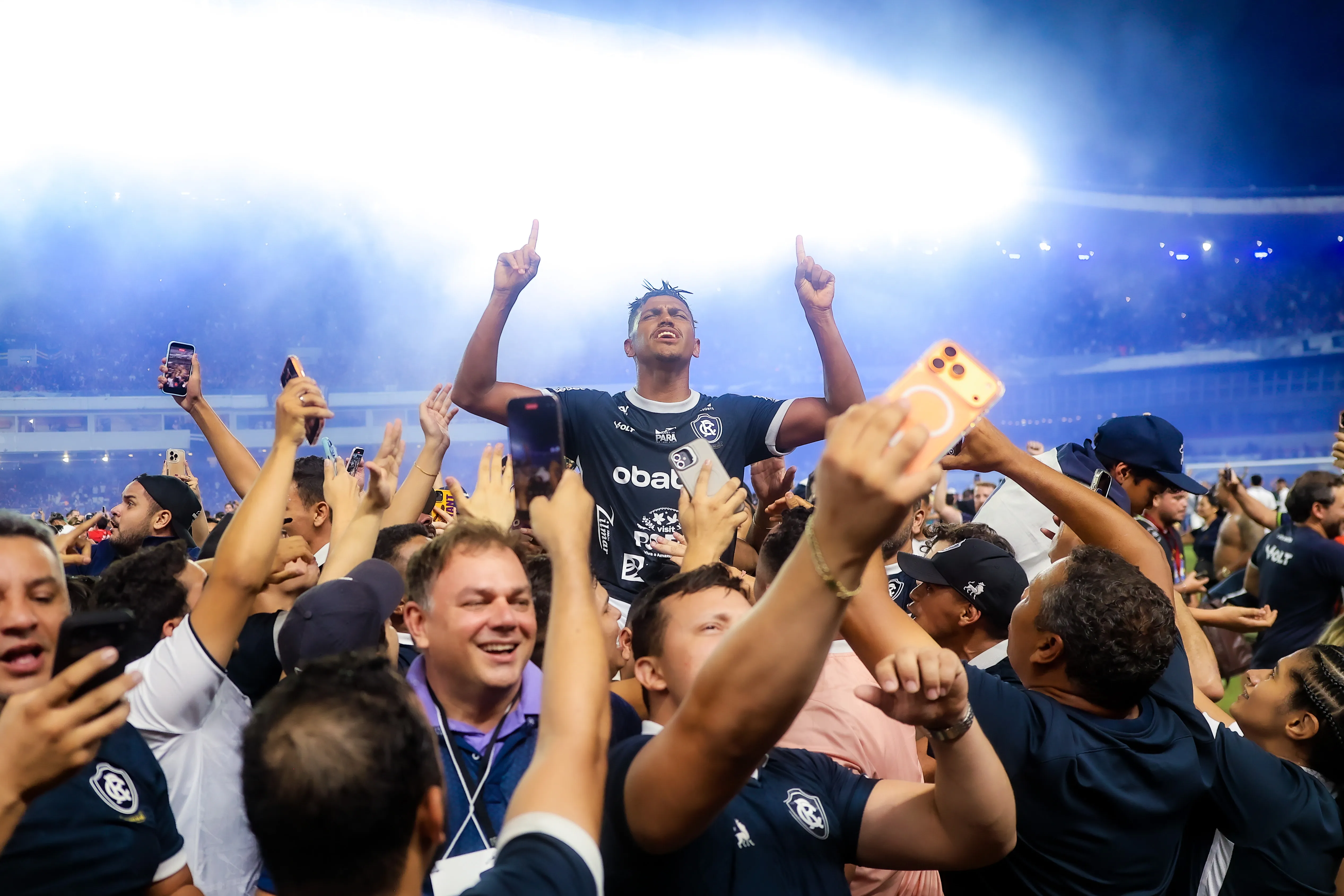 Pedro Rocha conquistou o acesso com o Remo para a Série A. Foto: Fernando Torres/AGIF