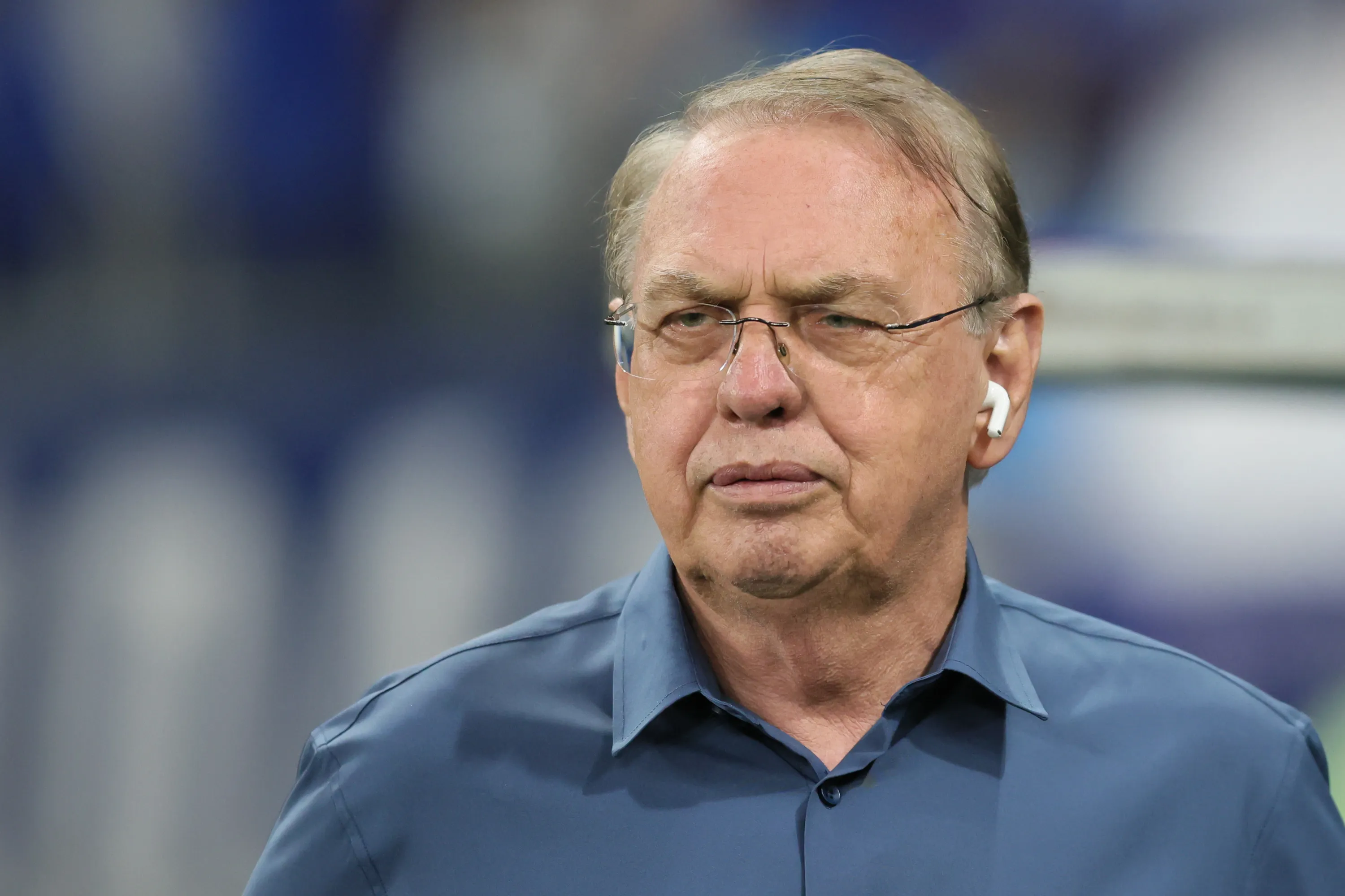 Osmar Stabile Presidente do Corinthians durante partida contra o Cruzeiro no estadio Mineirao pelo campeonato Brasileiro A 2025. Foto: Gilson Lobo/AGIF