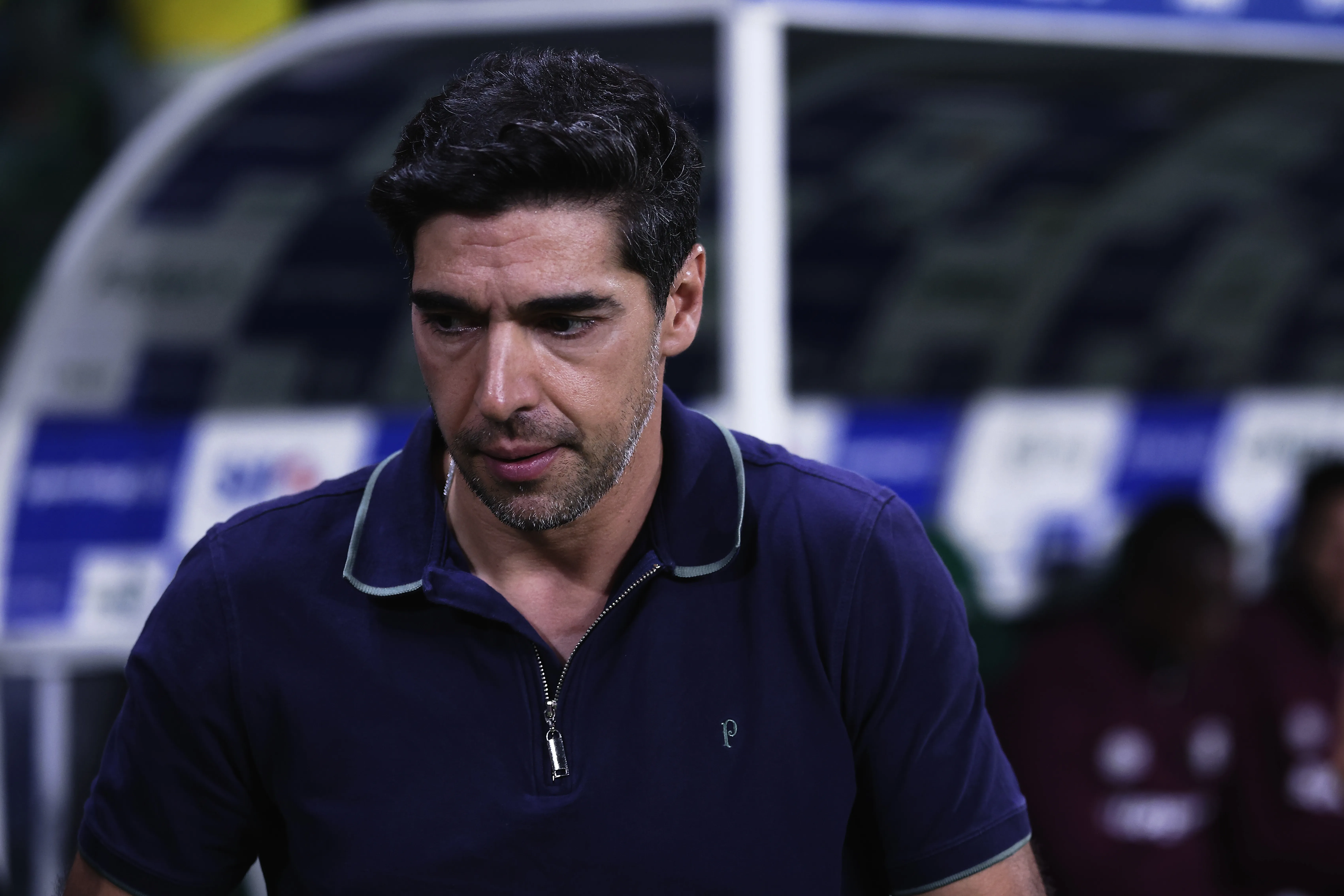 SP – SAO PAULO – 22/11/2025 – BRASILEIRO A 2025, PALMEIRAS X FLUMINENSE – Abel Ferreira tecnico do Palmeiras durante partida contra o Fluminense no estadio Arena Allianz Parque pelo campeonato Brasileiro A 2025. Foto: Ettore Chiereguini/AGIF