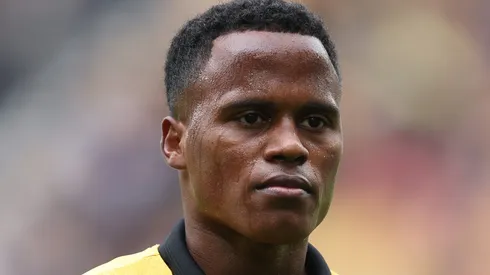 Jhon Arias em campo pelo Wolverhampton. Foto: Michael Regan/Getty Images