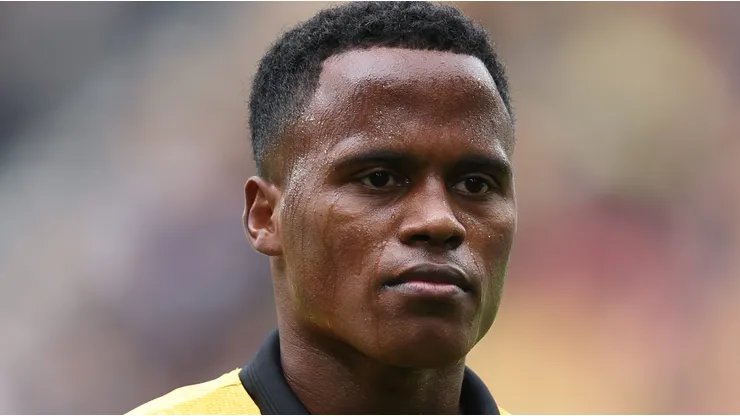 Jhon Arias em campo pelo Wolverhampton. Foto: Michael Regan/Getty Images