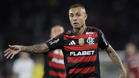 RJ - RIO DE JANEIRO - 20/07/2025 - BRASILEIRO A 2025, FLAMENGO X FLUMINENSE - Everton Cebolinha jogador do Flamengo durante partida contra o Fluminense no estadio Maracana pelo campeonato Brasileiro A 2025. Foto: Alexandre Loureiro/AGIF