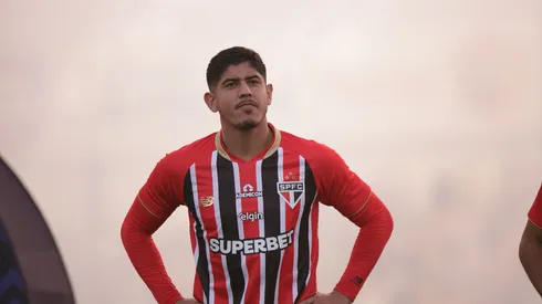 Alan Franco, zagueiro do São Paulo. Foto: Vinicius Silva/AGIF