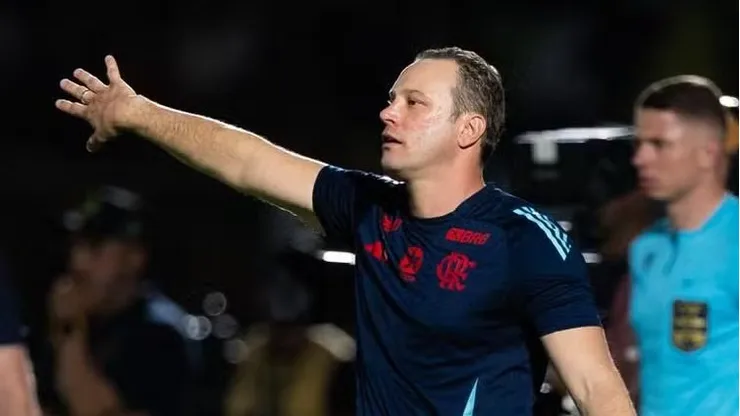 Bruno Pivetti, técnico do sub-20 do Flamengo. Foto: Caique Coufal/Flamengo