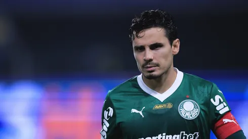 SP – SAO PAULO – 11/10/2025 – BRASILEIRO A 2025, PALMEIRAS X JUVENTUDE – Raphael Veiga jogador do Palmeiras durante partida contra o Juventude no estadio Arena Allianz Parque pelo campeonato Brasileiro A 2025. Foto: Ettore Chiereguini/AGIF
