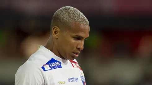 Deyverson jogador do Fortaleza durante partida contra o Bragantino no estadio Cicero De Souza Marques pelo campeonato Brasileiro A 2025. Foto: Anderson Romao/AGIF