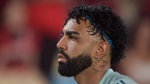 Gabigol jogador do Cruzeiro durante partida contra o Flamengo no estadio Maracana pelo campeonato Brasileiro A 2025.