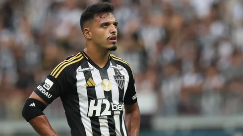 Gabriel Menino jogador do Atletico-MG durante partida contra o America-MG no estadio Mineirao pelo campeonato Mineiro 2025.