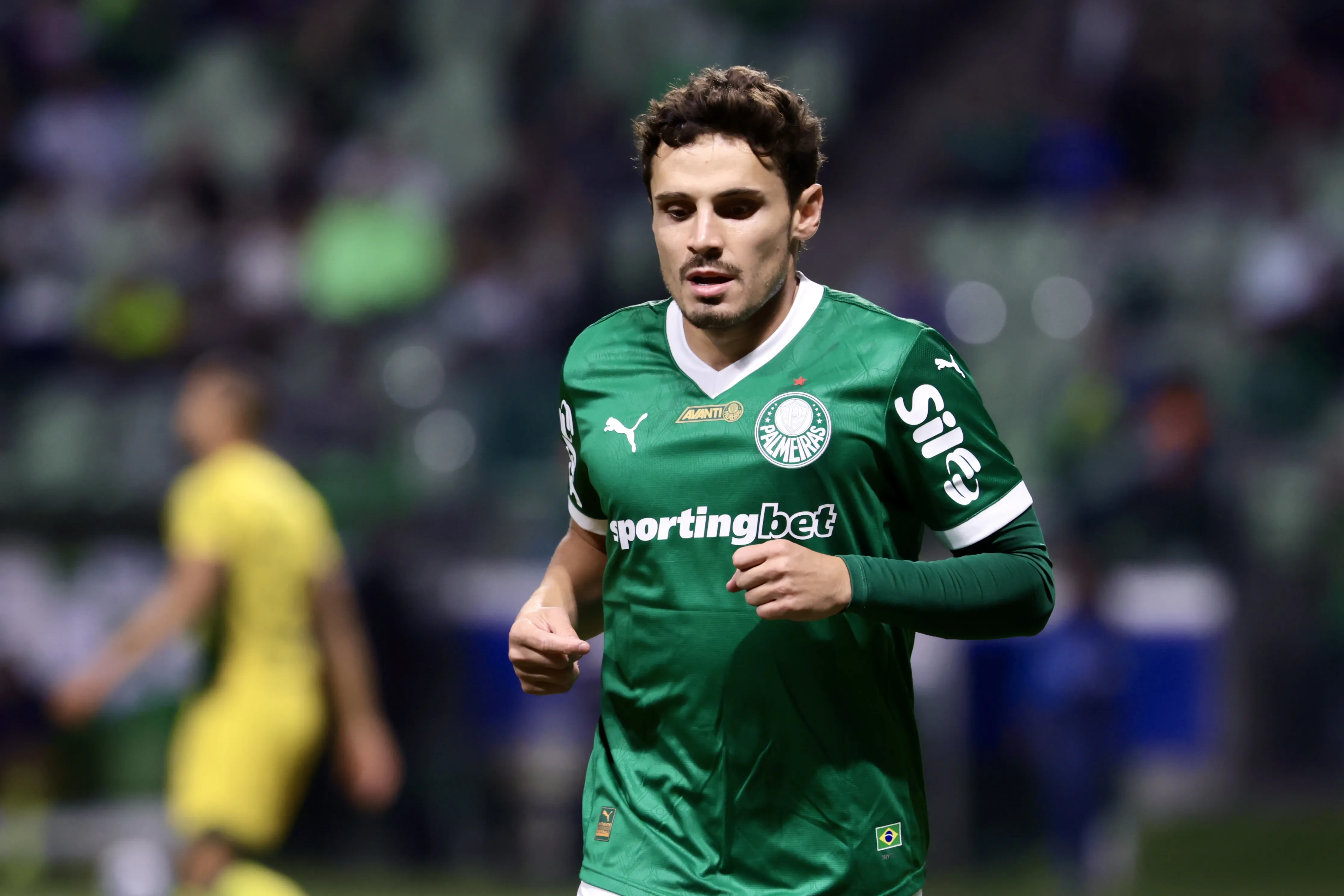 SP – SAO PAULO – 16/07/2025 – BRASILEIRO A 2025, PALMEIRAS X MIRASSOL – Facundo Torres jogador do Palmeiras durante partida contra o Mirassol no estadio Arena Allianz Parque pelo campeonato Brasileiro A 2025. Foto: Marcello Zambrana/AGIF