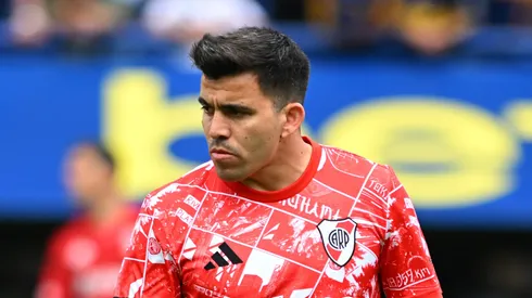 Marcos Acuña pelo River Plate. (Photo by Rodrigo Valle/Getty Images)