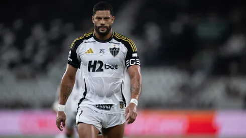 Hulk jogador do Atletico-MG durante partida contra o Botafogo no estadio Engenhao pelo campeonato Brasileiro A 2025.