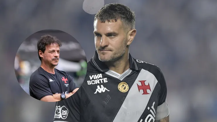 Fernando Diniz fala irritação de Vegetti ao ser substituído em derrota do Vasco para o Atlético-MG (Imagem: Thiago Ribeiro/AGIF/ Fernando Moreno/AGIF)