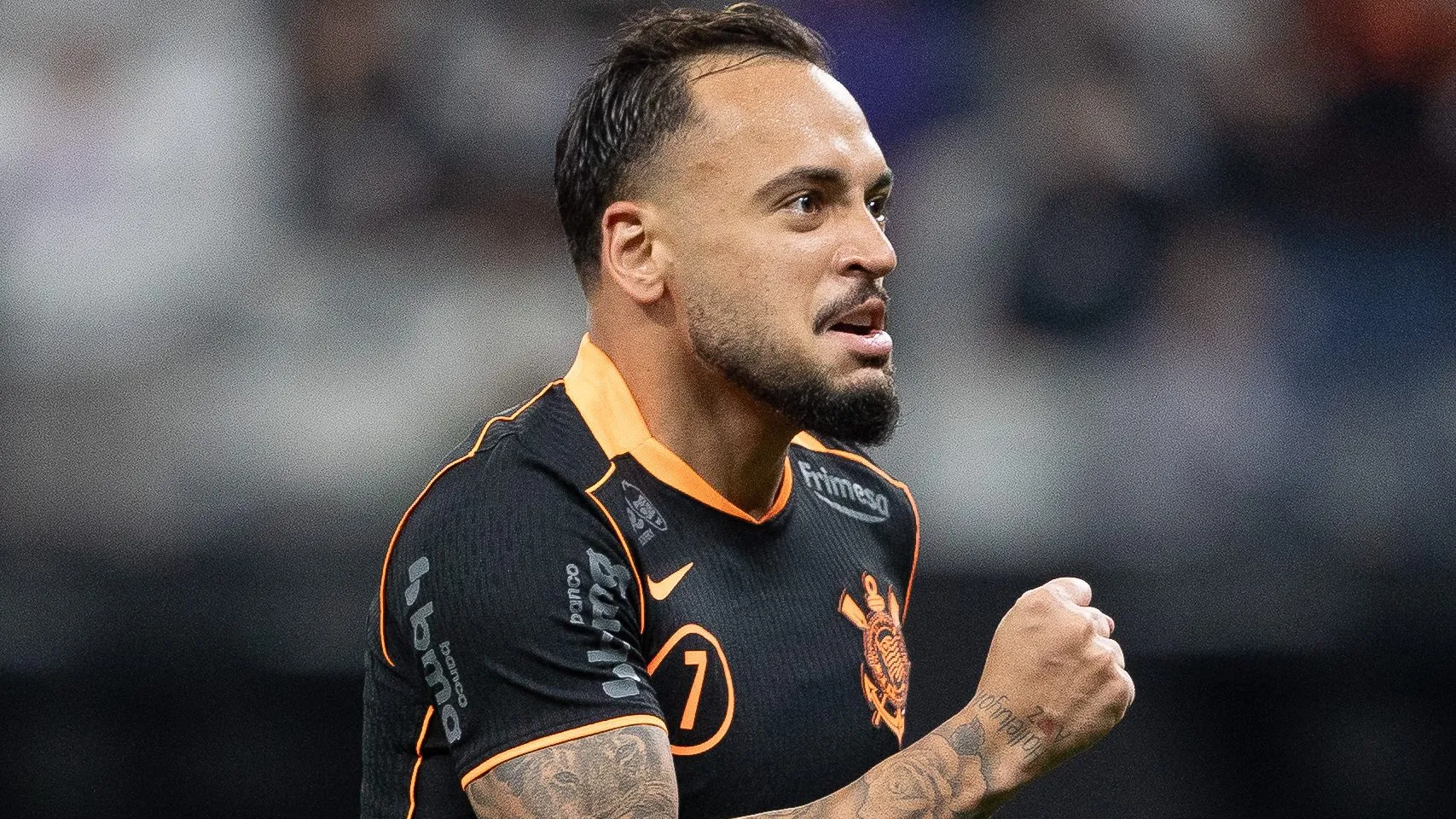 Maycon, volante do Corinthians. Foto: Joisel Amaral/AGIF