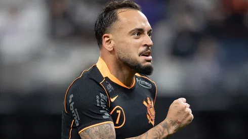 Maycon durante confronto entre Corinthians x Atlético-MG no Campeonato Brasileiro de 2025.