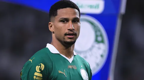 Murilo jogador do Palmeiras durante partida contra o Corinthians no estadio Arena Allianz Parque pelo campeonato Paulista 2025.