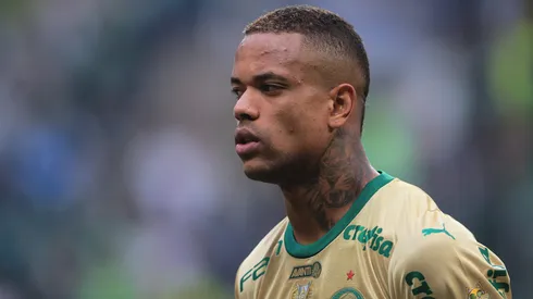 Caio Paulista jogador do Palmeiras durante partida contra o Criciuma no estadio Arena Allianz Parque pelo campeonato Brasileiro A 2024.