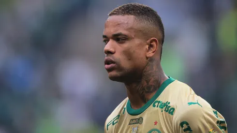 Caio Paulista jogador do Palmeiras durante partida contra o Criciúma no estádio Arena Allianz Parque pelo campeonato Brasileiro A 2024. Foto: Ettore Chiereguini/AGIF