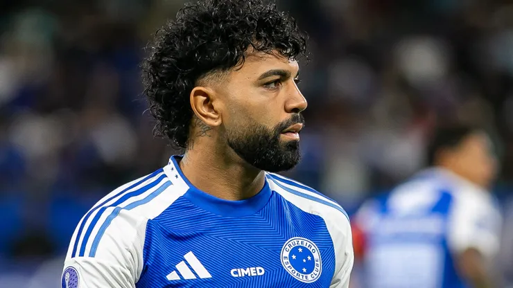 Gabigol jogador do Cruzeiro durante partida contra o Palestino no estadio Mineirao pelo campeonato Copa Sul-americana 2025.