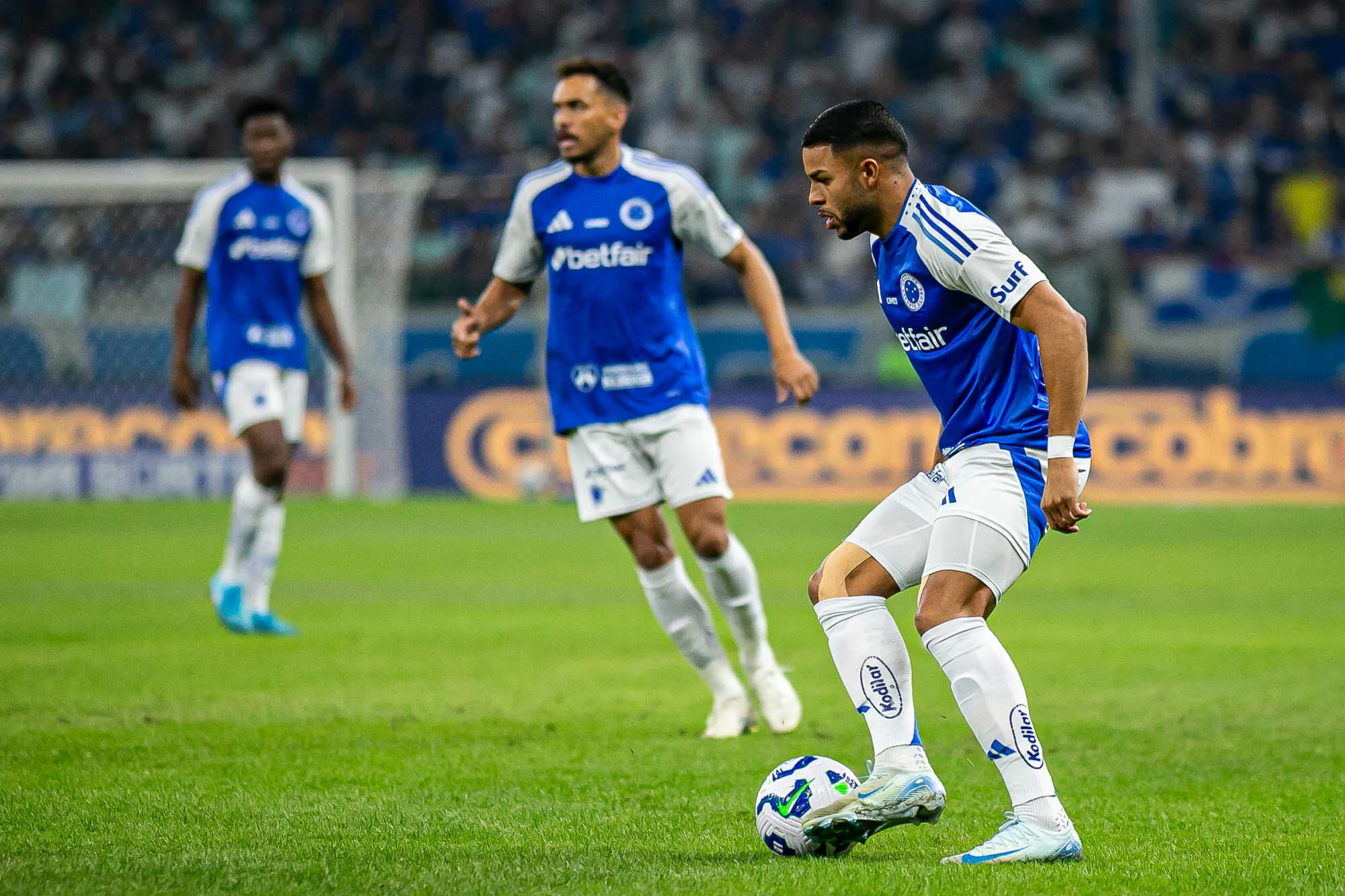 Wanderson jogador do Cruzeiro durante partida contra o CRB –  Foto: Fernando Moreno/AGIF