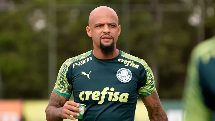 Sao Paulo - 26/02/2020 - Treino do Palmeiras - Felipe Melo durante treino do Palmeiras no CT CT Academia de Futebol. Foto: Bruno Ulivieri/AGIF