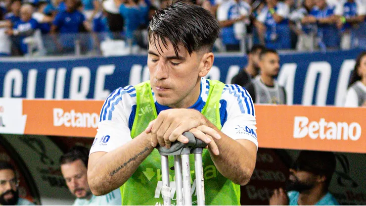 Lucas Villalba durante confronto entre Cruzeiro x Corinthians na Copa do Brasil de 2025. Foto: Gilson Lobo/AGIF