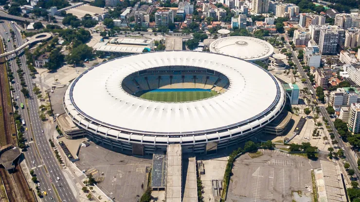 Visão aérea do Maracanã. (Photo by Buda Mendes/Getty Images)