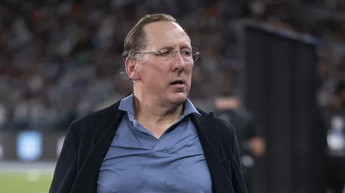 John Textor dono da saf do Botafogo após a partida contra o Racing no estádio Engenhão pelo campeonato Recopa Sul-americana 2025. Foto: Jorge Rodrigues/AGIF