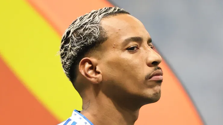 Matheus Pereira jogador do Cruzeiro durante partida contra o Atletico-MG no estadio Arena MRV pelo campeonato Copa Do Brasil 2025. Foto: Gilson Lobo/AGIF