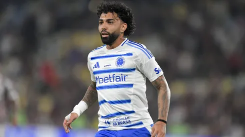Gabigol jogador do Cruzeiro durante partida contra o Fluminense no estadio Maracana pelo campeonato Brasileiro A 2025.