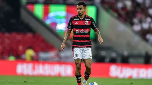 Allan jogador do Flamengo durante partida contra o Amazonas no estadio Maracana pelo campeonato Copa Do Brasil 2024.