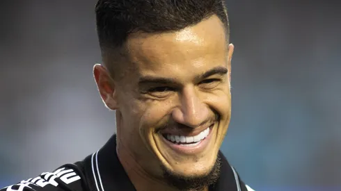 Philippe Coutinho comemora gol marcado pelo Vasco. Foto: Matheus Lima/Vasco.