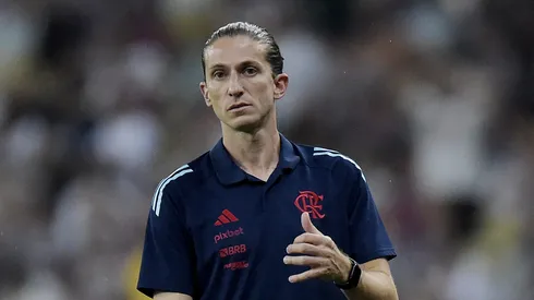 Filipe Luis tecnico do Flamengo durante partida contra o Fluminense no estadio Maracana pelo campeonato Carioca 2025. Foto: Alexandre Loureiro/AGIF
