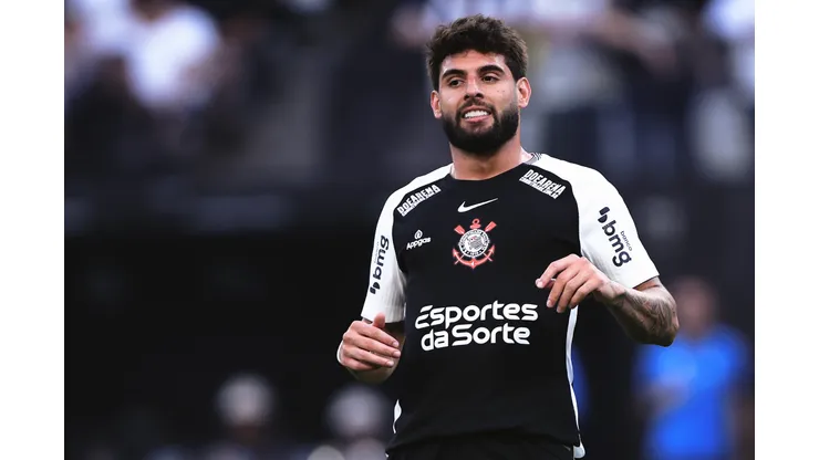 SP - SAO PAULO - 18/05/2025 - BRASILEIRO A 2025, CORINTHIANS X SANTOS - Yuri Alberto jogador do Corinthians durante partida contra o Santos no estadio Arena Corinthians pelo campeonato Brasileiro A 2025. Foto: Ettore Chiereguini/AGIF