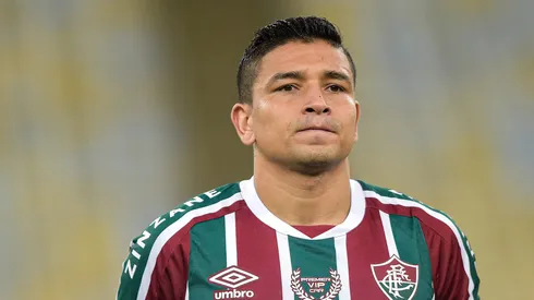 RJ - Rio de Janeiro - 19/04/2022 - COPA DO BRASIL 2022, FLUMINENSE X VILA NOVA-GO - Pineida jogador do Fluminense durante partida contra o Vila Nova-GO no estadio Maracana pelo campeonato Copa do Brasil 2022. Foto: Thiago Ribeiro/AGIF