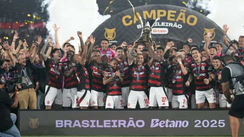 Flamengo campeão brasileiro de 2025. Foto: Jorge Rodrigues/AGIF