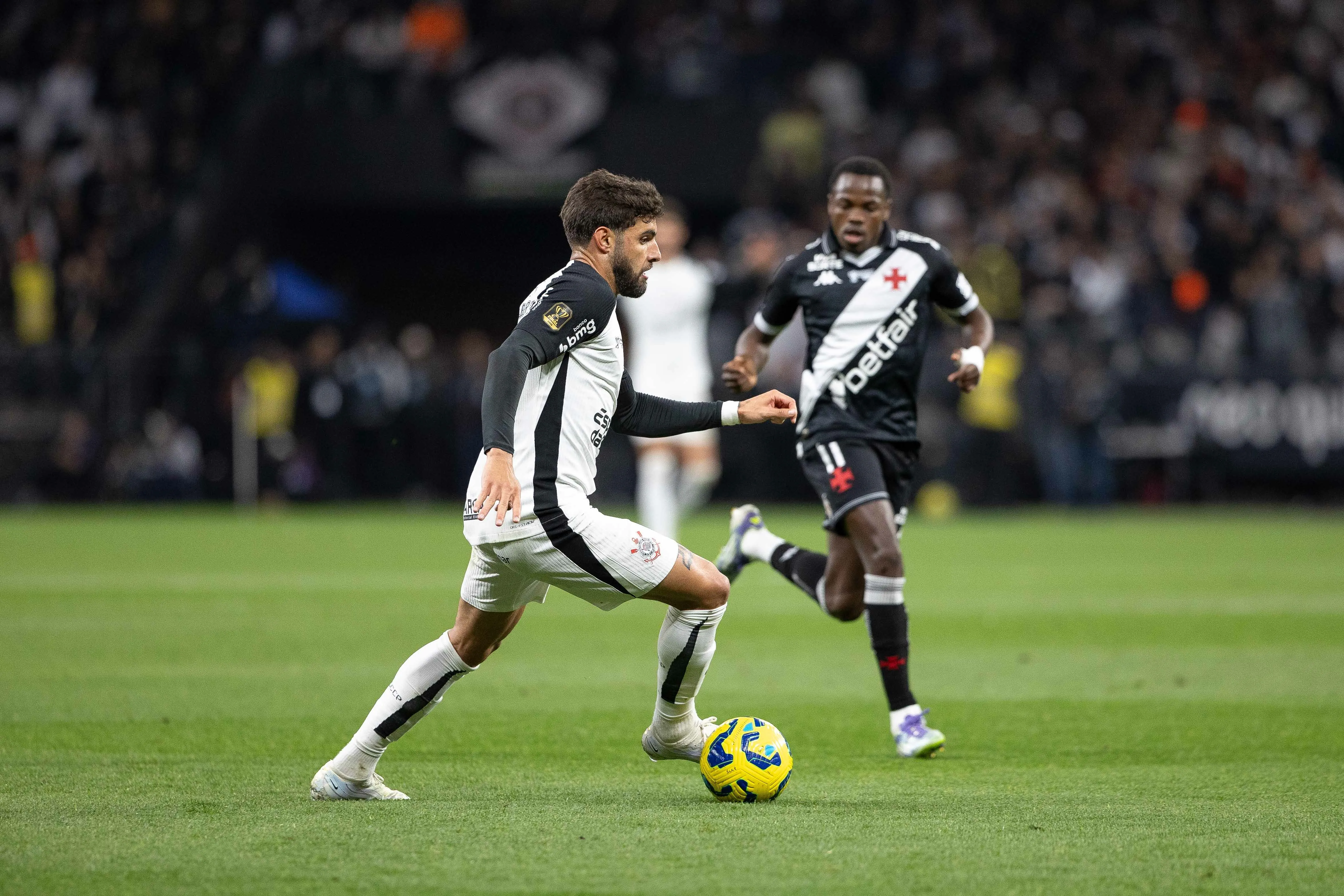 Yuri Alberto jogador do Corinthians durante partida contra o Vasco no estadio Arena Corinthians pelo campeonato Copa Do Brasil 2025. Foto: Joisel Amaral/AGIF