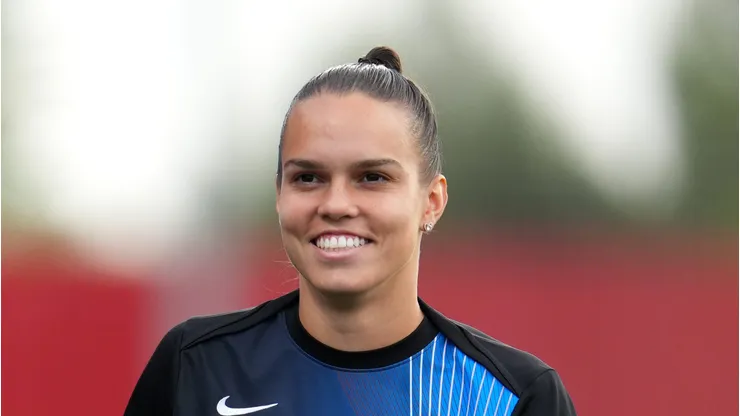 Ana Vitória, do Atlético do Madrid (Photo by Aitor Alcalde/Getty Images)
