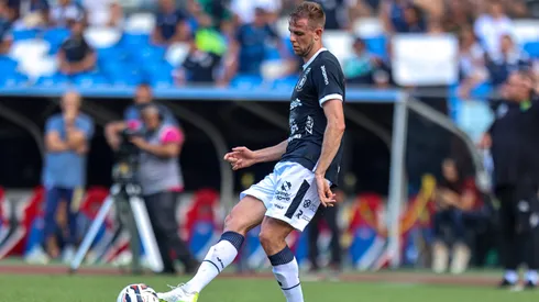 William Klauss jogador do Remo durante partida contra o Cuiaba no estadio Mangueirao pelo campeonato Brasileiro B 2025. Foto: Fernando Torres/AGIF