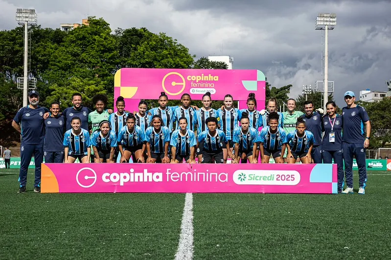 Elenco do Grêmio da Copinha Feminina - Foto: Jhony Inacio/Ag.Paulistão
