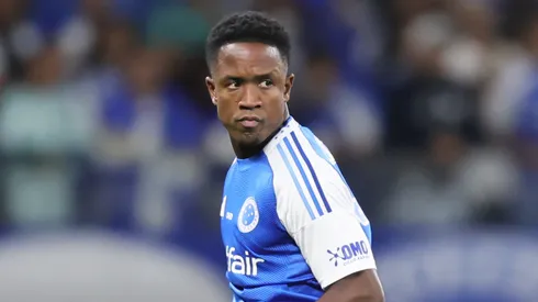 Sinisterra jogador do Cruzeiro durante partida contra o Sao Paulo no estadio Mineirao pelo campeonato Brasileiro A 2025. Foto: Gilson Lobo/AGIF