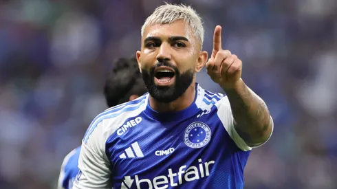 Gabigol durante confronto entre Cruzeiro x Fluminense no Brasileirão de 2025.