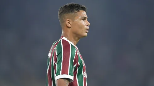 Thiago Silva jogador do Fluminense durante partida contra o Vasco no estadio Maracana pelo campeonato Copa Do Brasil 2025. Foto: Thiago Ribeiro/AGIF