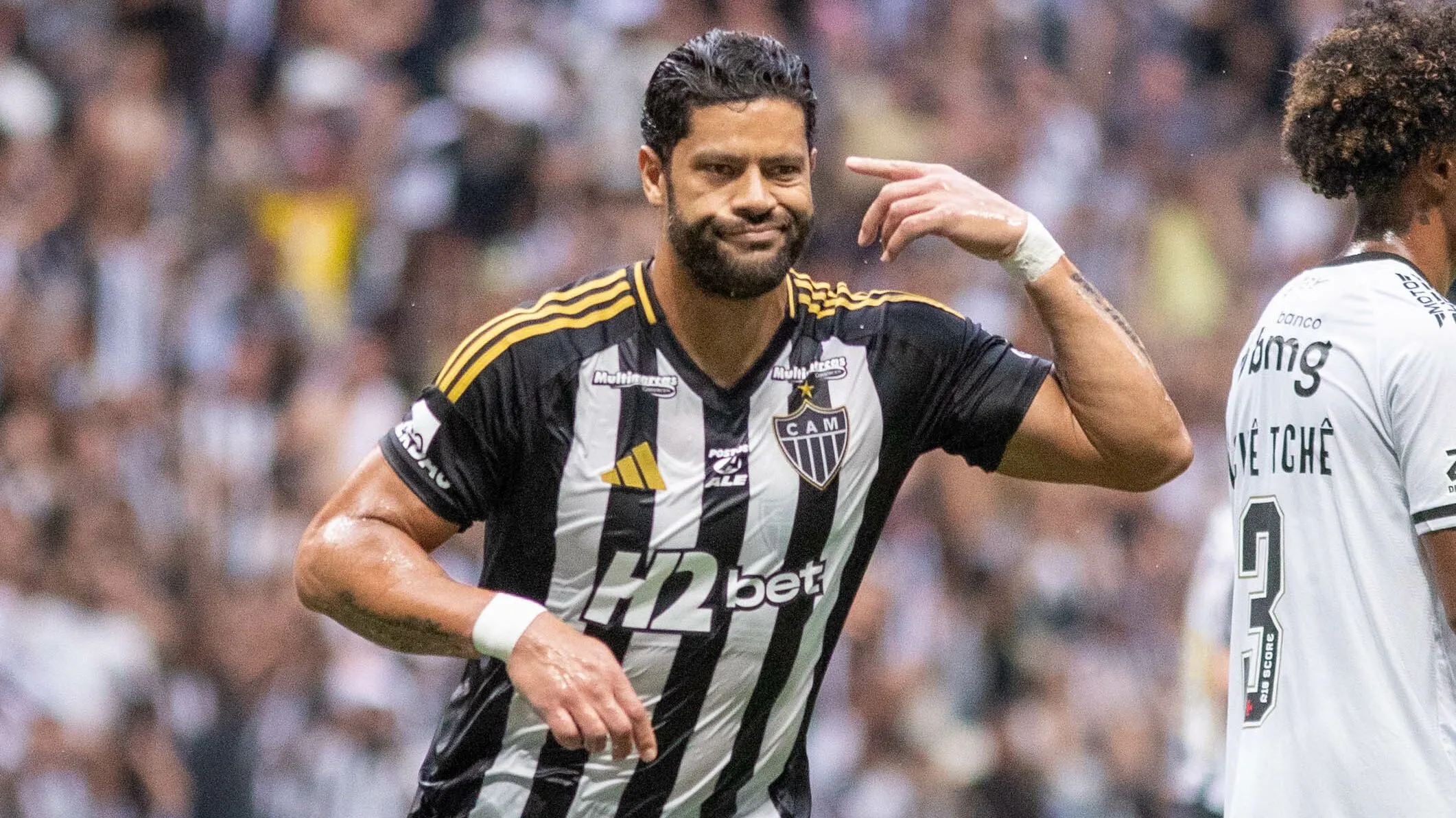 Hulk em ação pelo Atlético-MG. Foto: Fernando Moreno/AGIF